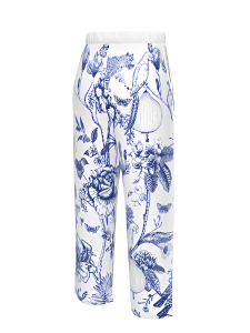 Virginia's Moon Women's 100% Pure Silk Pyjama Trousers
