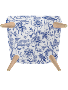 Emirate Chair Blue and Natural