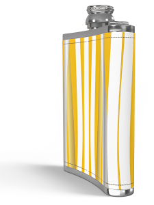 Shaka Warrior Nappa Leather Hip Flask 6oz