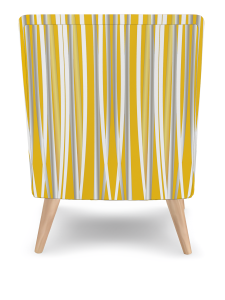 Tanzania Chair Yellow and Natural